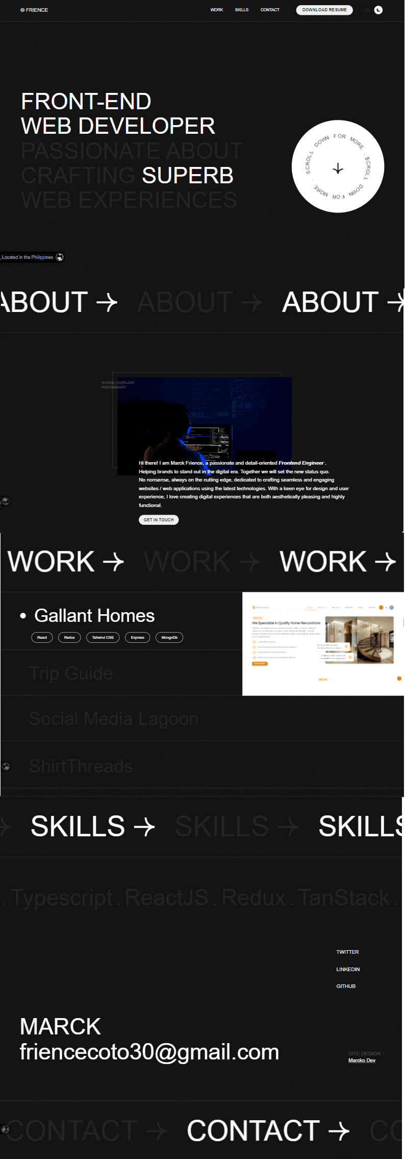 Vue Portfolio
